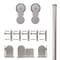 Quiet Glide Satin Nickel 72" Circles Sliding Door Hardware QG.1300.C.02 - alternate 1